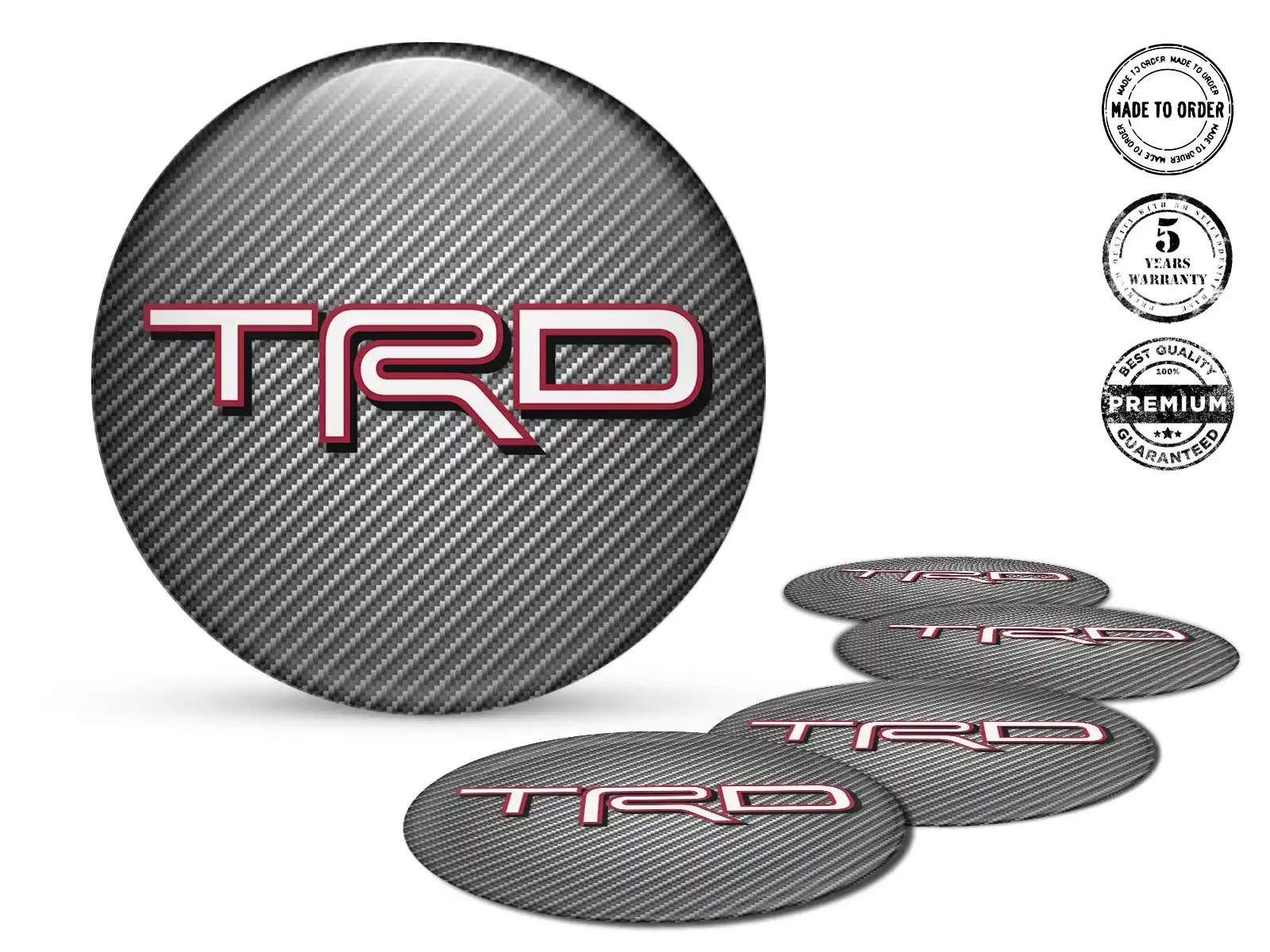 Toyota TRD Emblemas de Rueda Avanzados Grilla Stellar Momentum